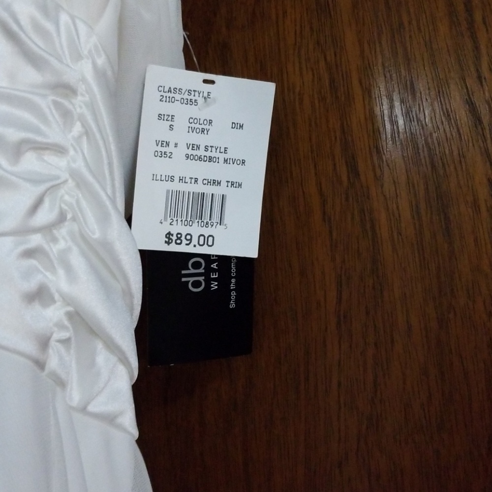 White Formal Dress - Picture 2 of 2
